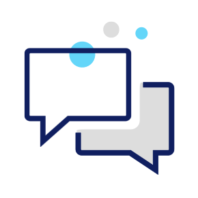 How to enroll with online chat icon