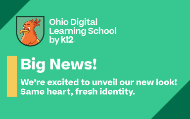 graphic that says big news and mentions a new look